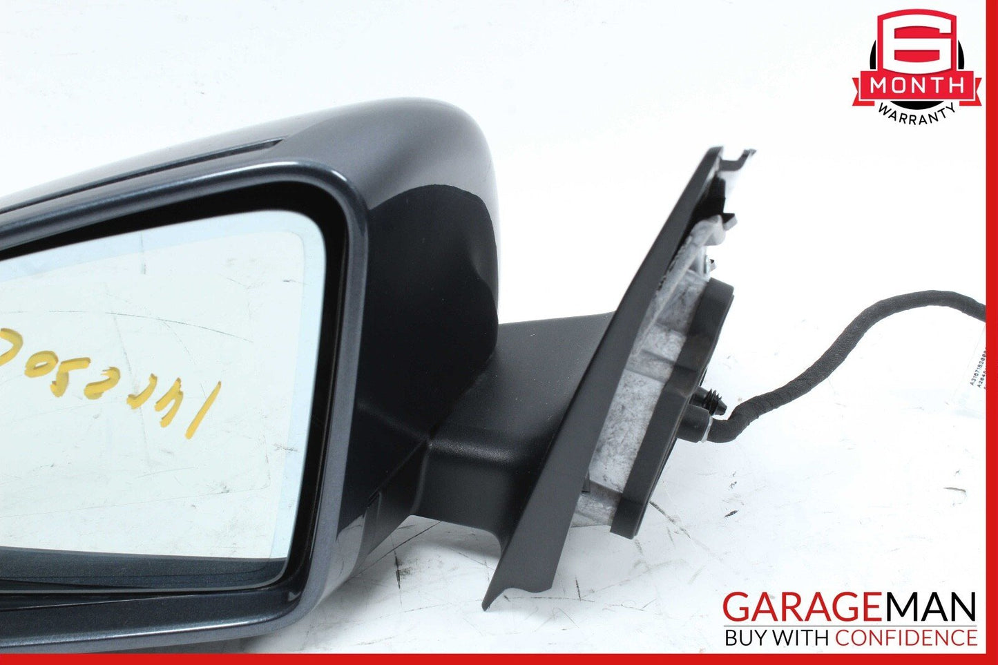 12-14 Mercedes W204 C250 Front Left Side Mirror Rear View Door Black OEM