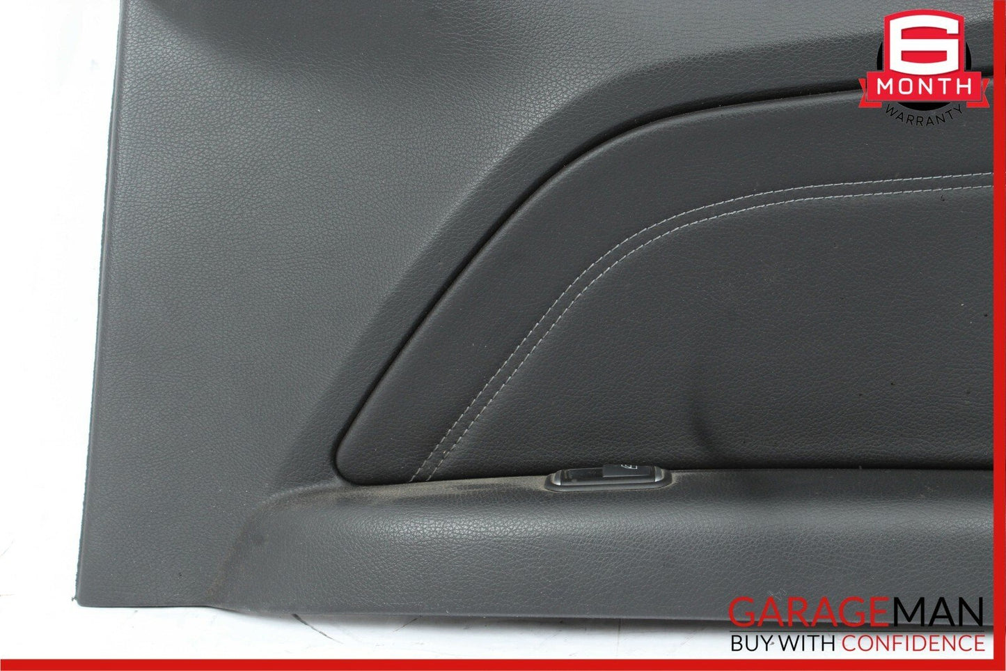 14-16 Mercedes W212 E400 Coupe Rear Right Interior Door Panel Leather Black OEM