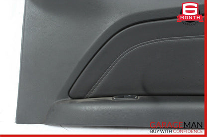 14-16 Mercedes W212 E400 Coupe Rear Right Interior Door Panel Leather Black OEM