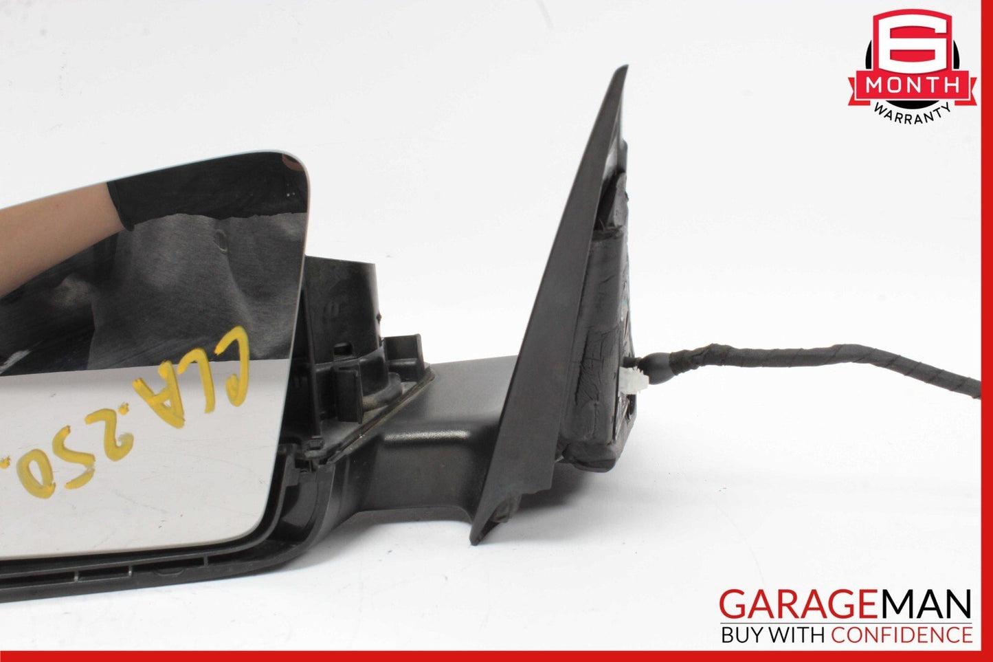 14-18 Mercedes W117 CLA250 Left Driver Side Rear View Door Mirror w/o Cover OEM