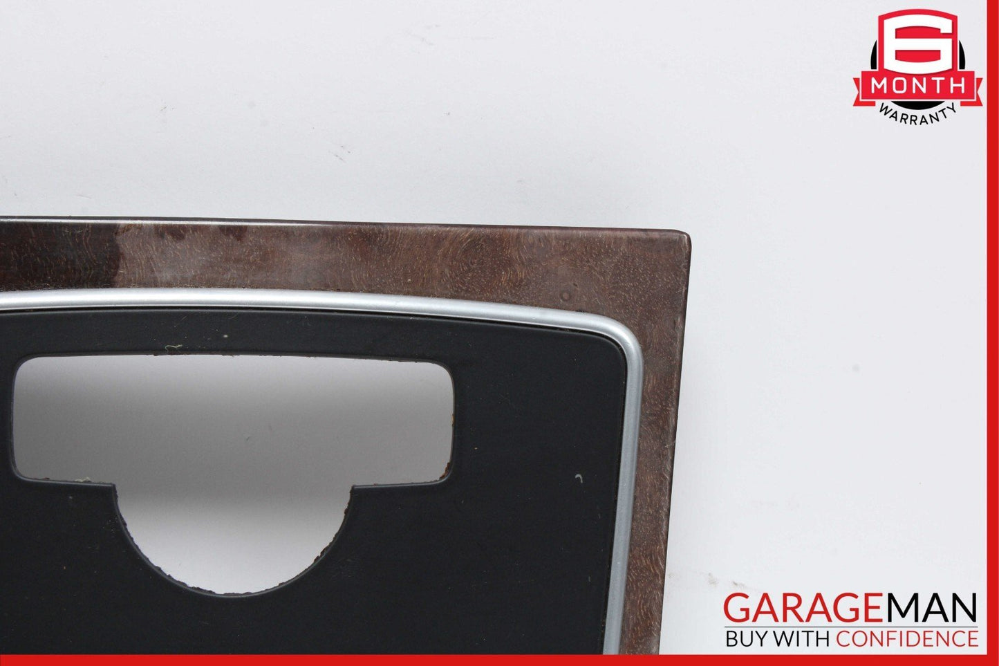 10-13 Mercedes W212 E350 E400 E550 Center Console Switch Trim Cover Bezel Wood