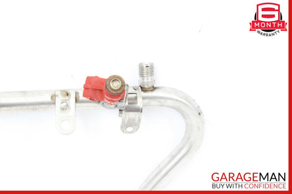01-04 Mercedes W203 C240 Fuel Injection Rail Line w/ Injectors 1120700895 OEM