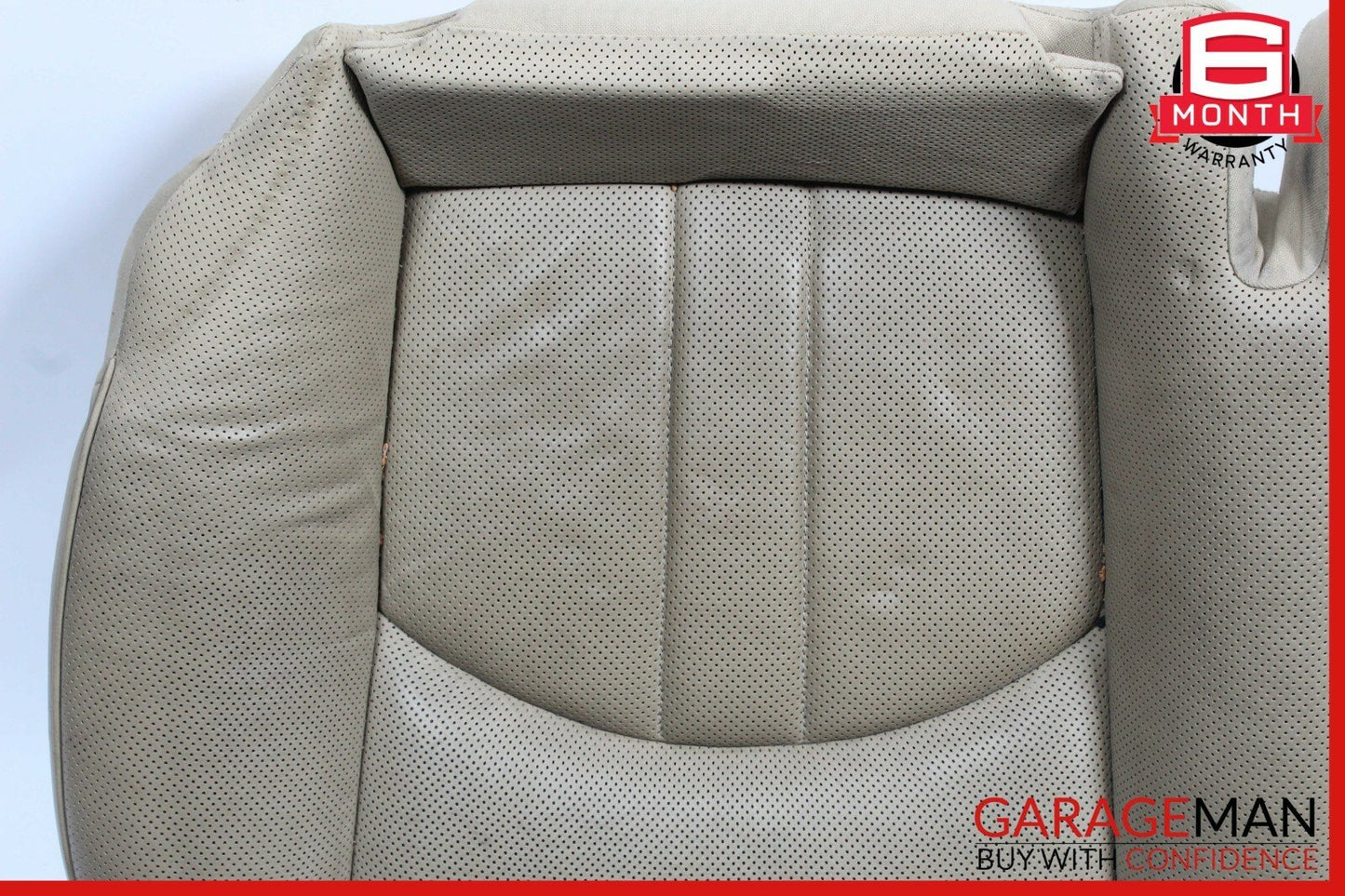 06-11 Mercedes W219 CLS500 Rear Right Lower Bottom Seat Cushion Cover Brown