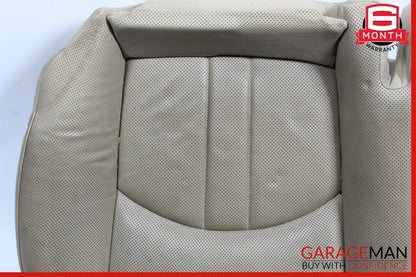 06-11 Mercedes W219 CLS500 Rear Right Lower Bottom Seat Cushion Cover Brown