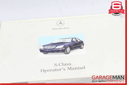 00-06 Mercedes S430 S600 Operator's Manual Repair Guide Book Booklet Assembly