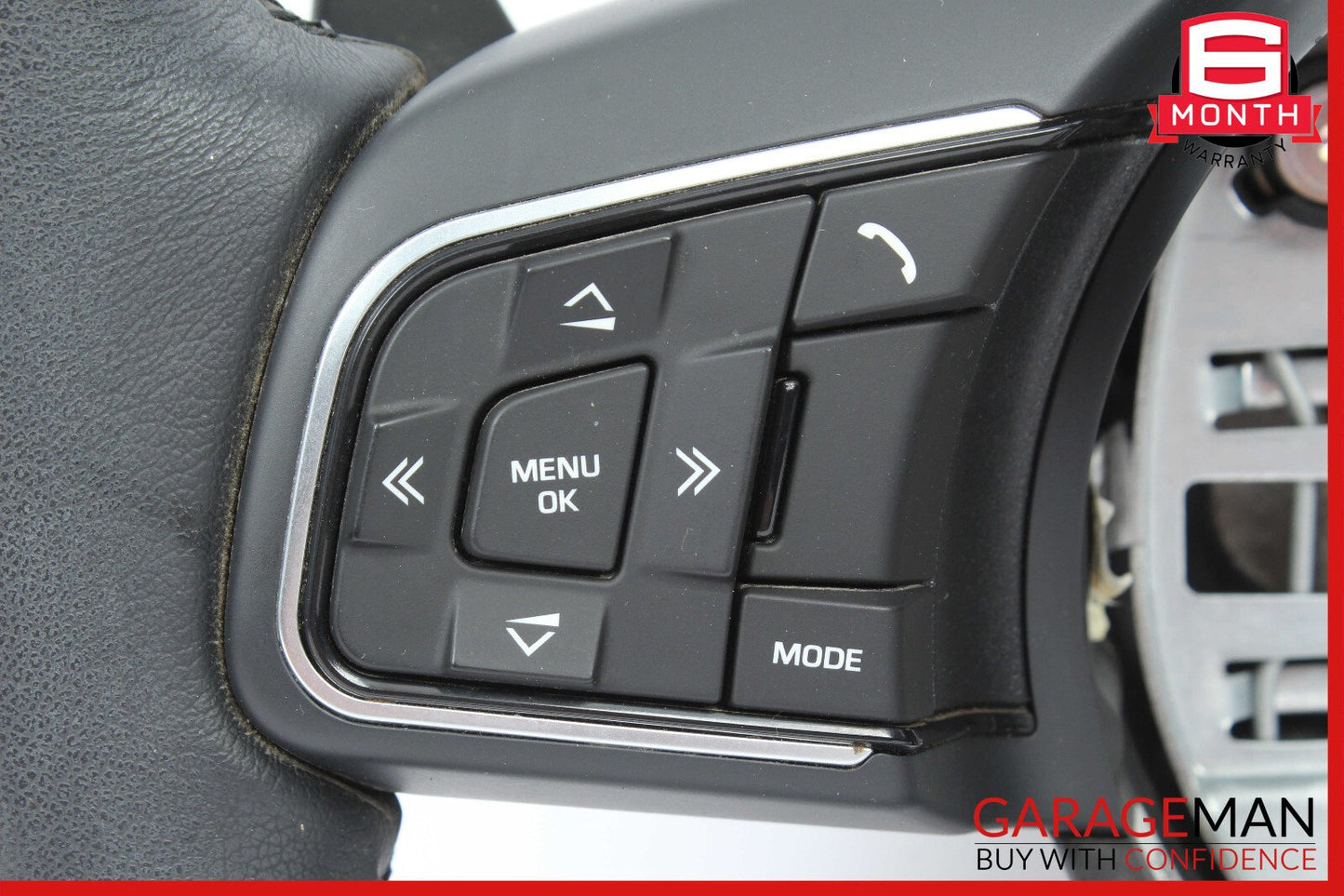 17-19 Jaguar XE Steering Wheel Black OEM