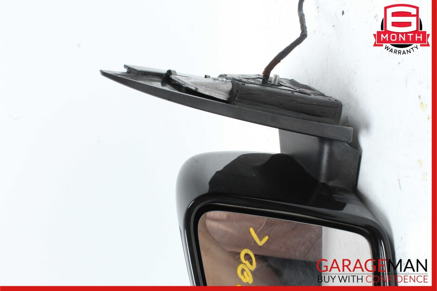 10-11 Mercedes W204 C300 Front Left Side Mirror Rear View Door Black OEM