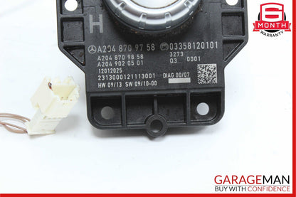 12-15 Mercedes W204 C250 E400 Console Head Unit Controller Knob Multi Switch OEM