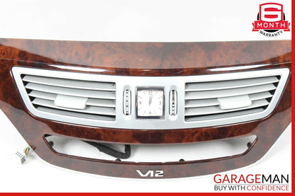 07-09 Mercedes W221 S600 S65 AMG V12 Dashboard Center Trim Bezel Assembly