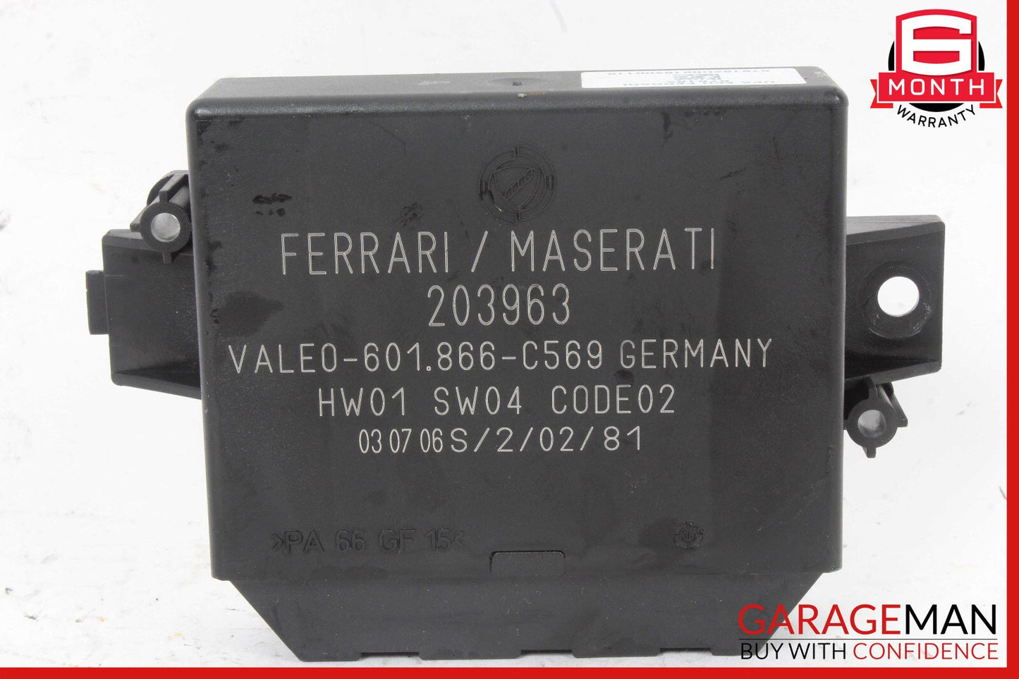 03-08 Maserati Quattroporte M139 Park Parking Assist Control Module OEM