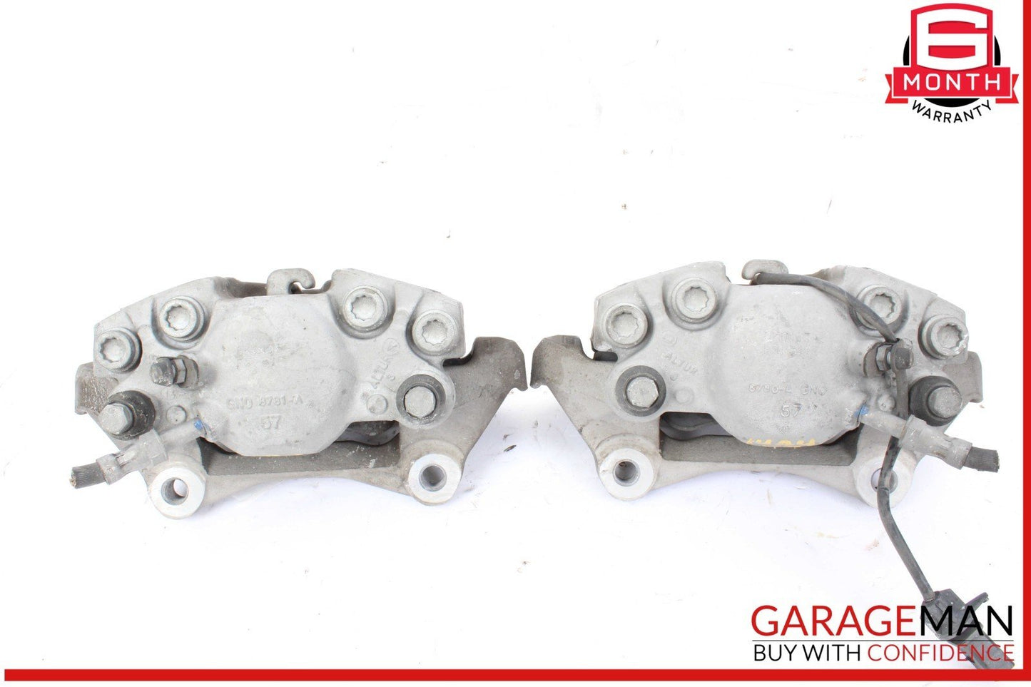 13-16 Audi A4 Front Left and Front Right Side Brake Caliper Calipers Set OEM
