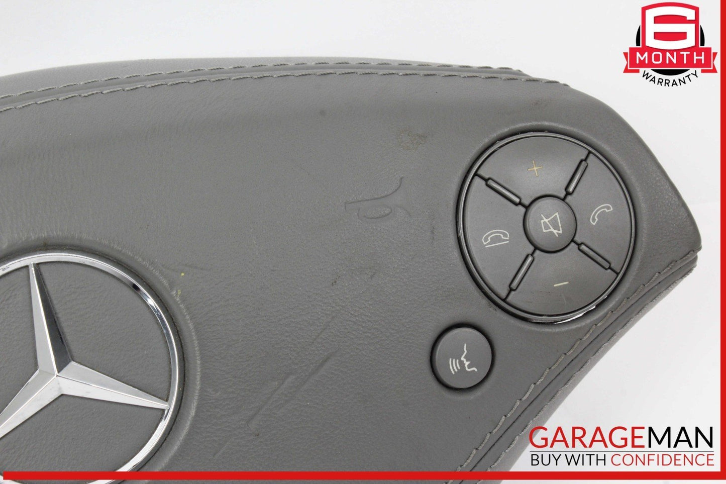 10-14 Mercedes W221 S550 CL550 Steering Wheel Airbag Air Bag Gray OEM