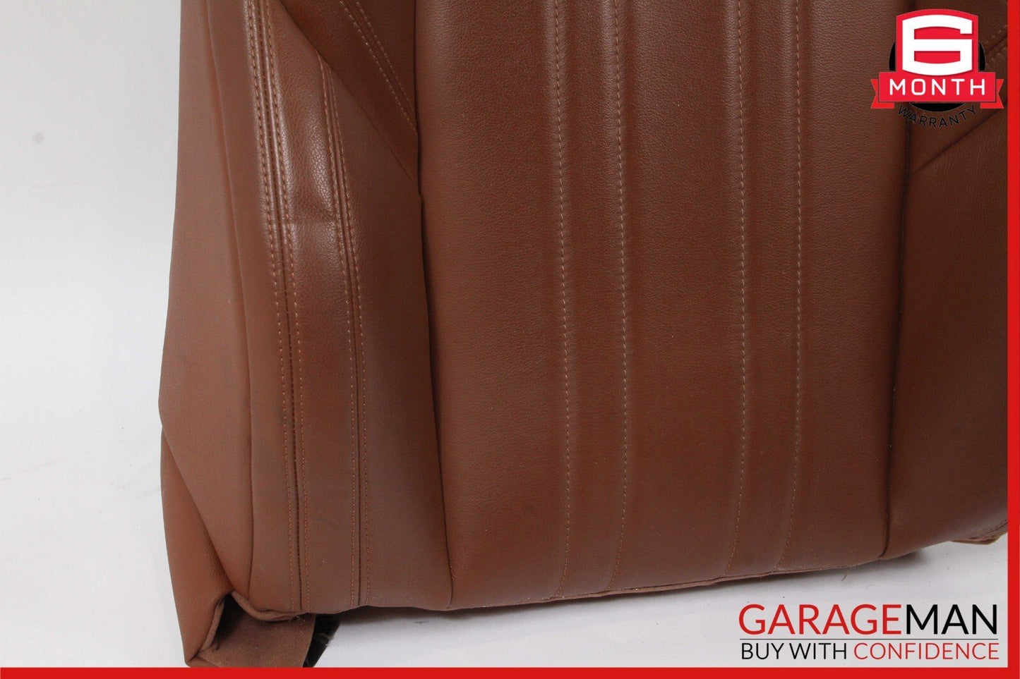 14-17 Maserati Ghibli M157 Front Left Side Top Upper Seat Cushion Cover Brown