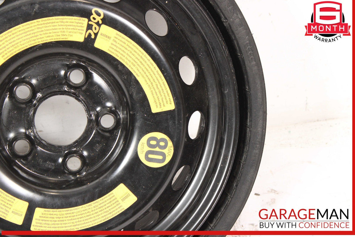 07-15 Audi Q7 Emergency Spare Wheel Rim Tire 6.5 x 18 H2 ET53 OEM