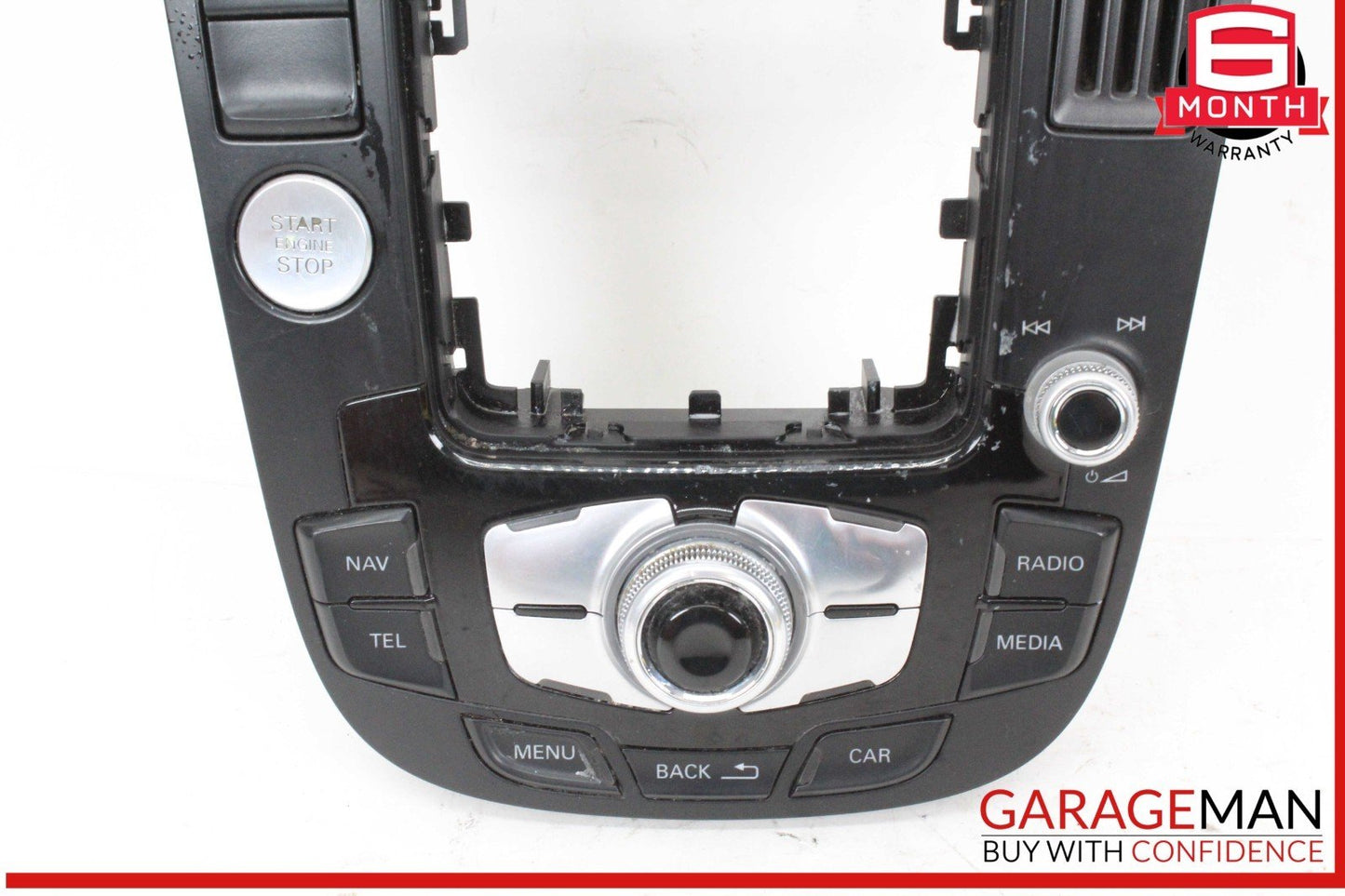 13-16 Audi A4 Q5 SQ5 Front Center Console Trim Panel w/ Switches 8T0919611C OEM