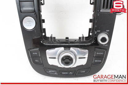 13-16 Audi A4 Q5 SQ5 Front Center Console Trim Panel w/ Switches 8T0919611C OEM