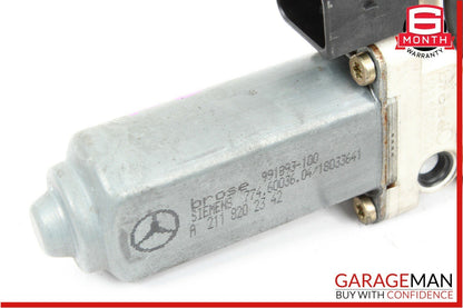 03-09 Mercedes W211 E350 E500 E550 Rear Left Side Door Window Regulator Motor