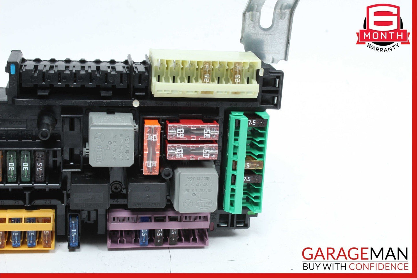 10-11 Mercedes W212 E350 E250 E63 AMG Rear Fuse Relay Box SAM Module Assembly