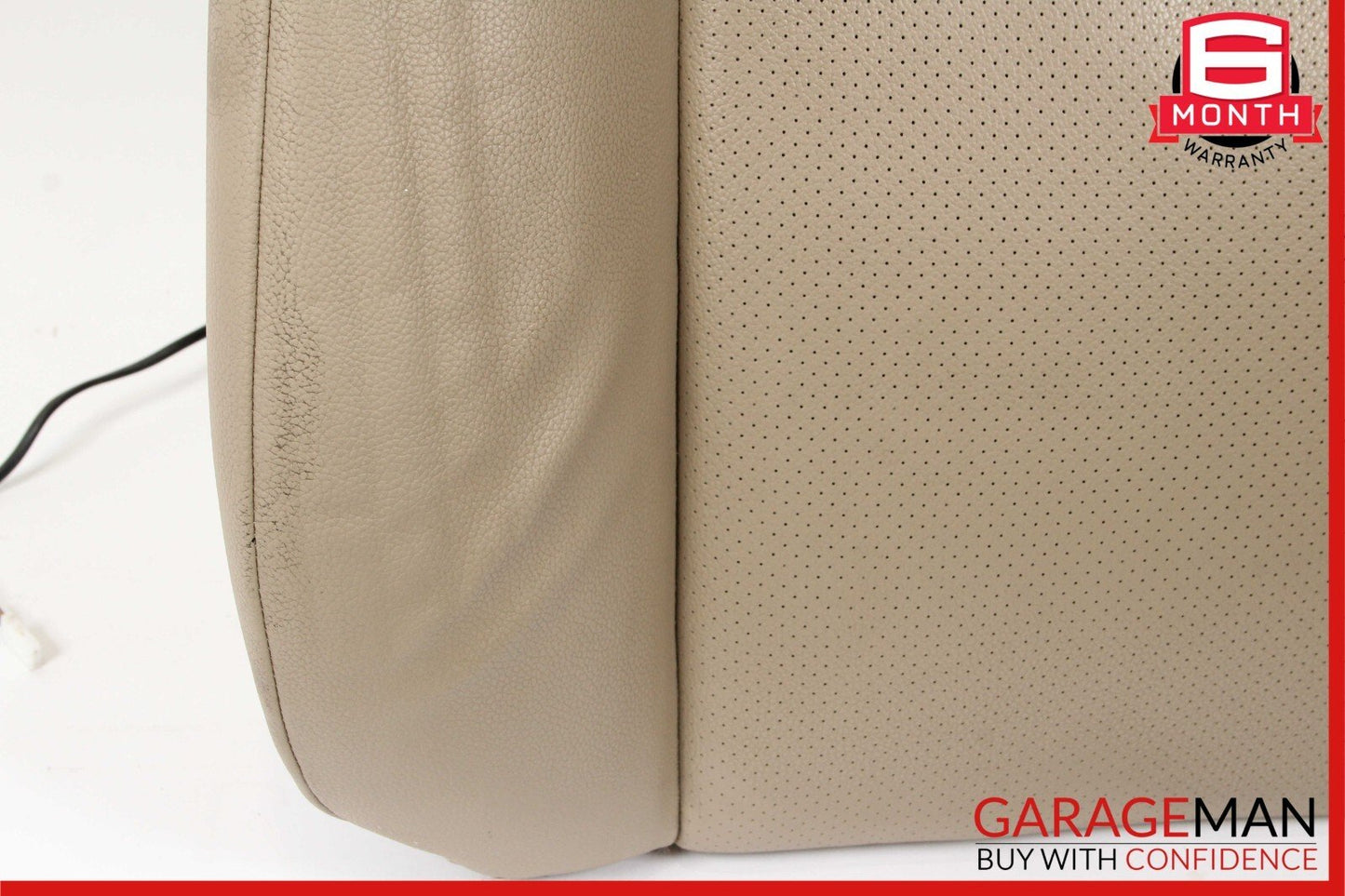 08-14 Mercedes W204 C250 C300 Front Left Side Top Upper Seat Cushion Beige OEM