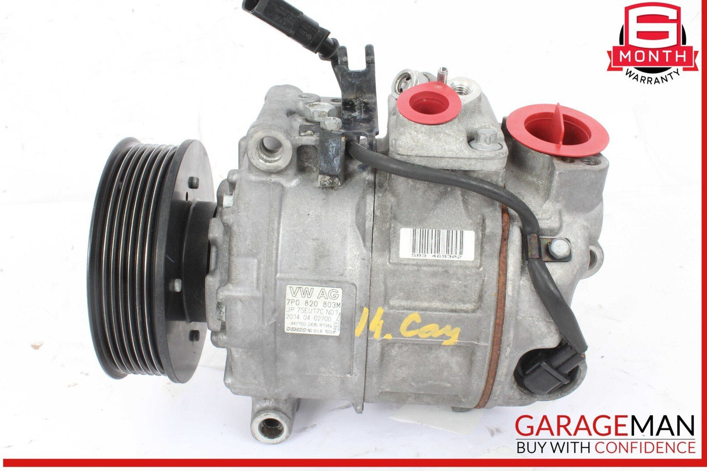 11-18 Porsche Cayenne 958 AC A/C Air Conditioning Compressor Pump OEM