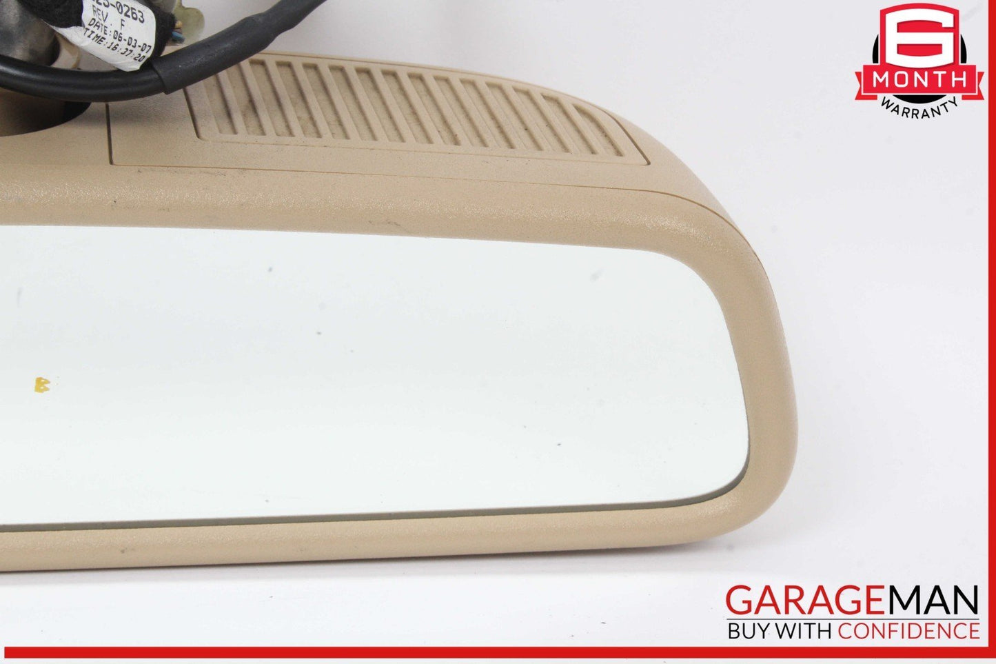 07-09 Mercedes W211 E350 E63 AMG Interior Top Upper Rear View Mirror Brown OEM