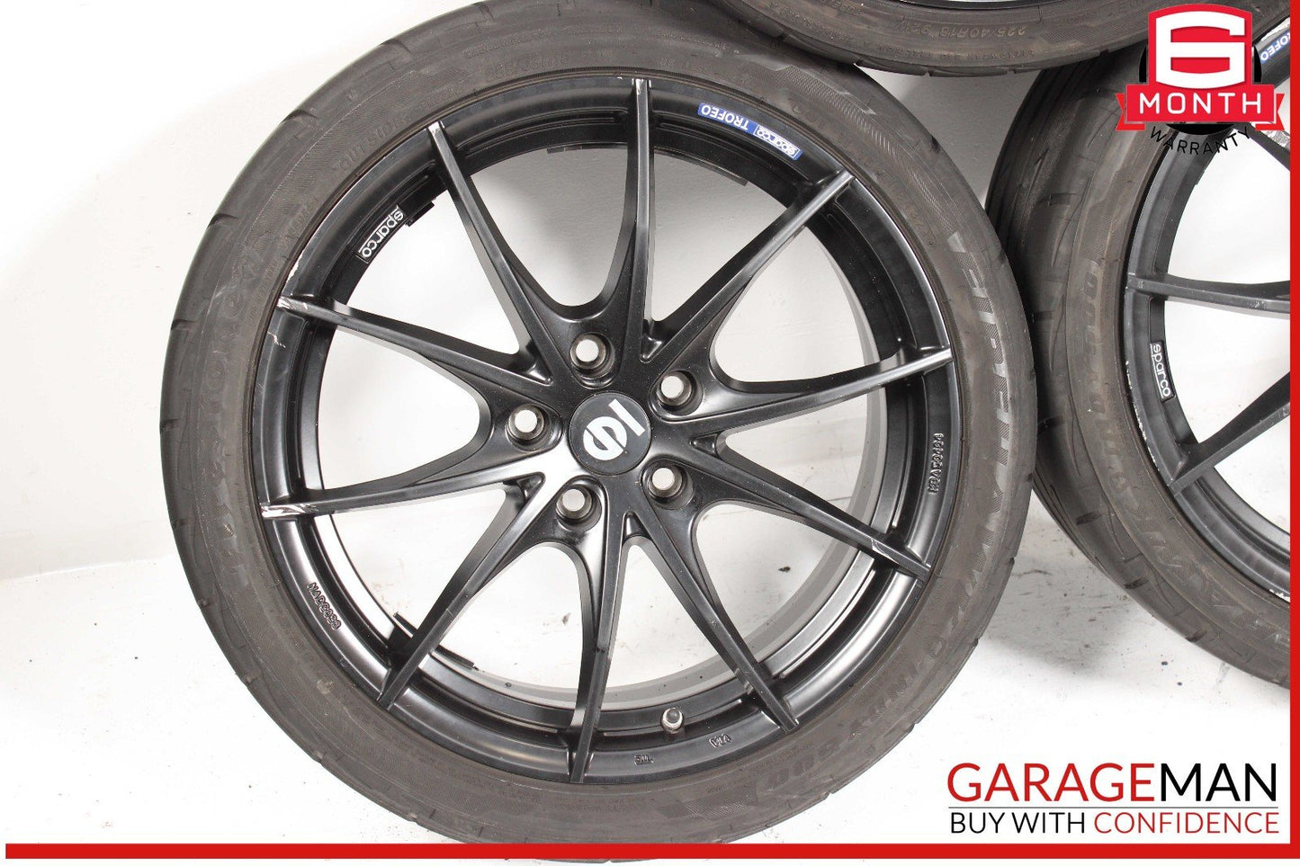 Sparco Wheel Tire Rim Set of 4 Pc R18 OEM