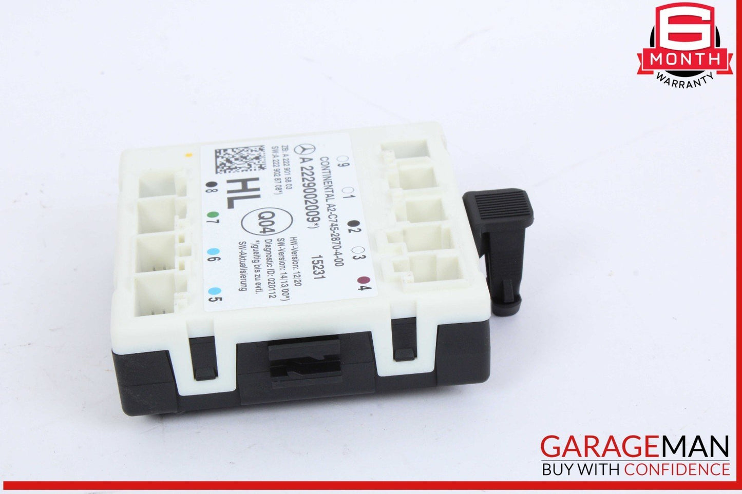 15-23 Mercedes W205 C300 C400 GLC300 Rear Left Side Door Control Module Unit OEM