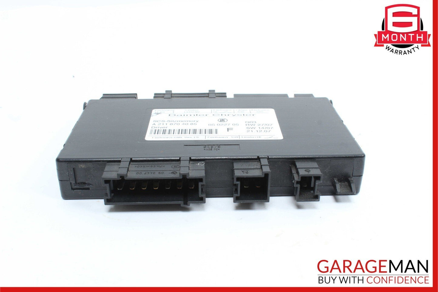 03-12 Mercedes W164 ML350 R350 GL350 Front Left Seat Controller Module Unit