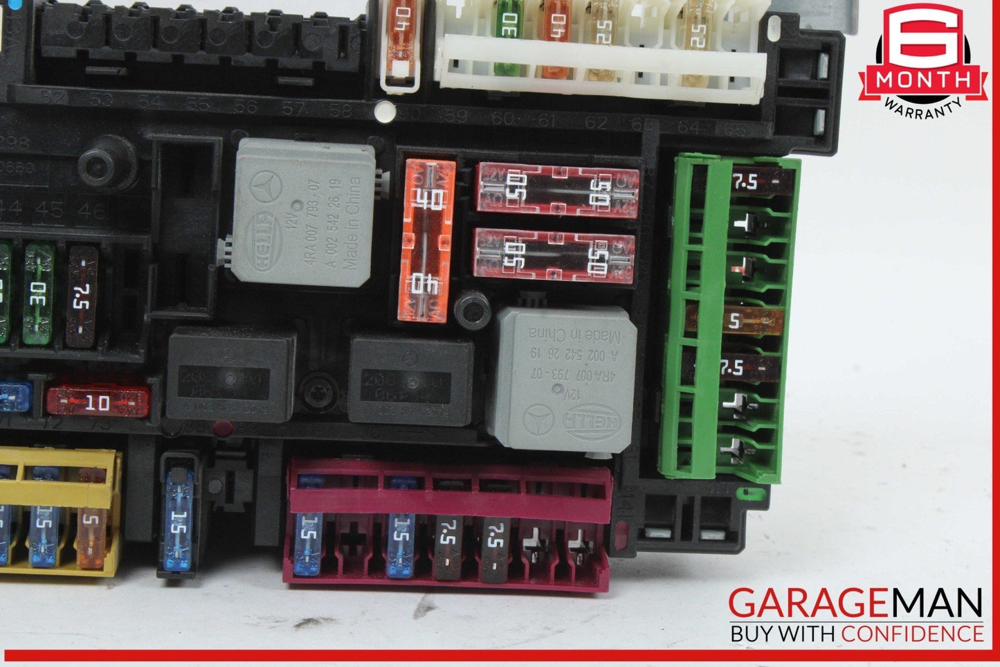 10-11 Mercedes W212 E350 Bluetec Rear Fuse Relay Junction Box SAM Module OEM