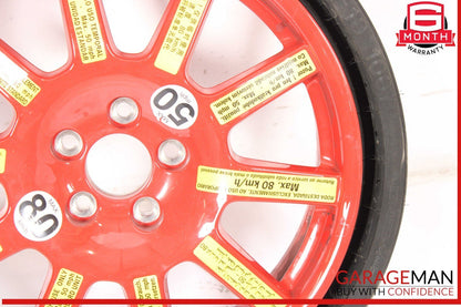 15-24 Porsche Macan 95B Turbo Emergency Spare Tire Wheel Donut Rim 18 18" OEM