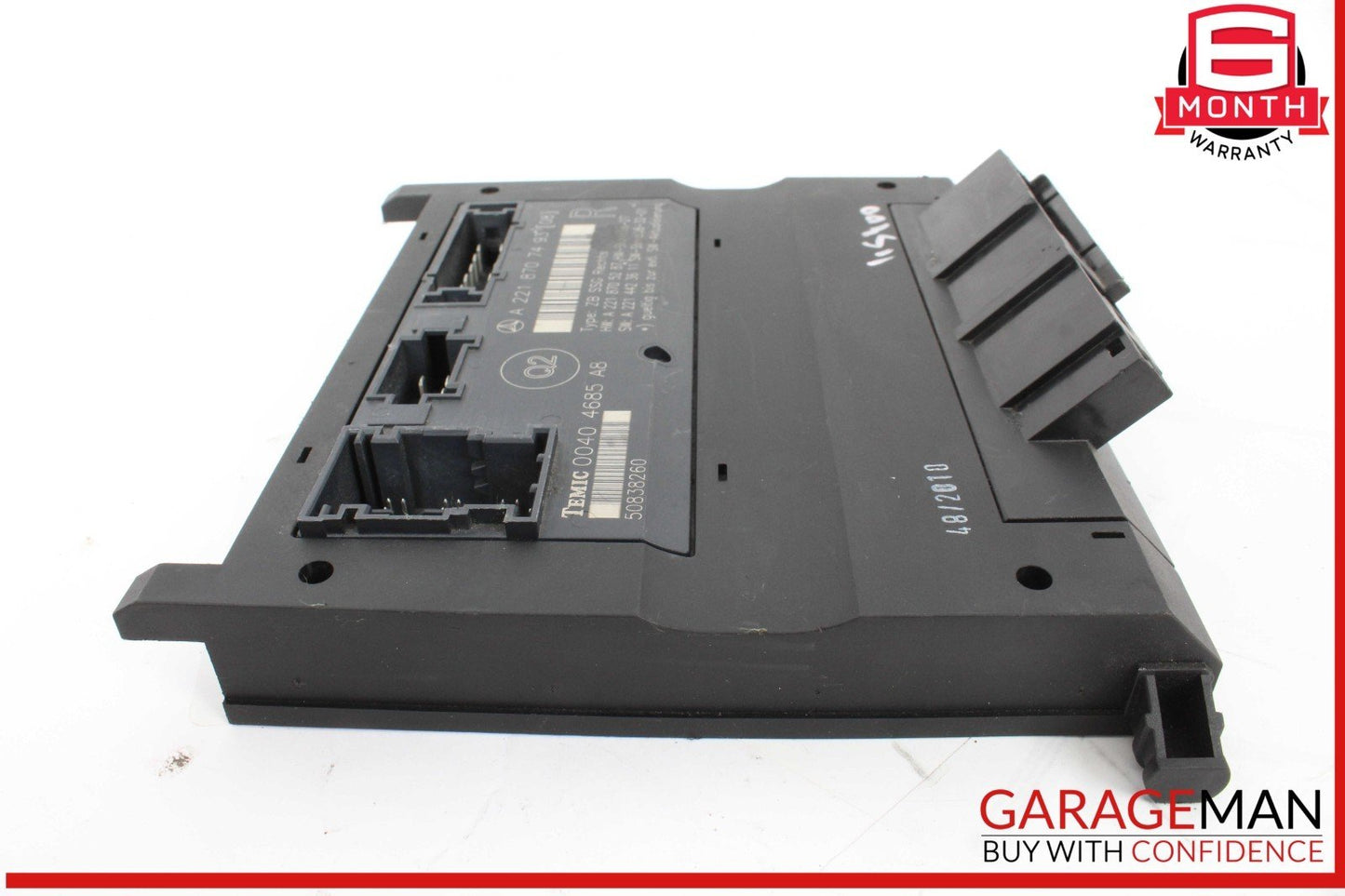 07-13 Mercedes W221 S400 Hybrid Front Right Under Seat Control Module 2218707493