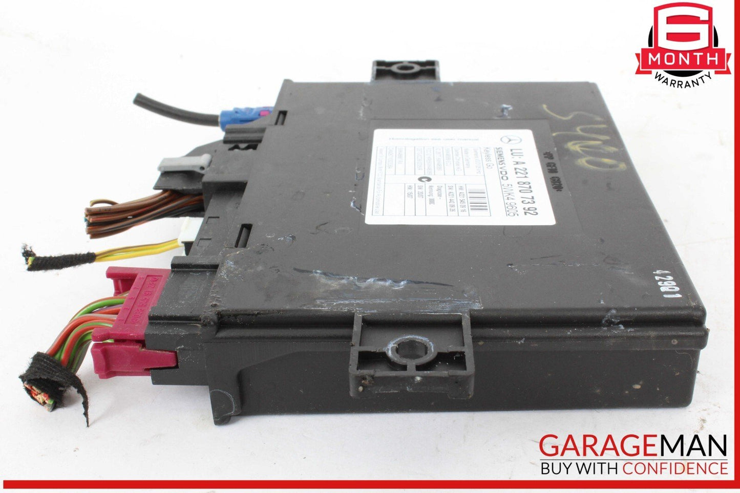07-13 Mercedes W221 S400 Hybrid Door Keyless Go Control Module 2218707392 OEM