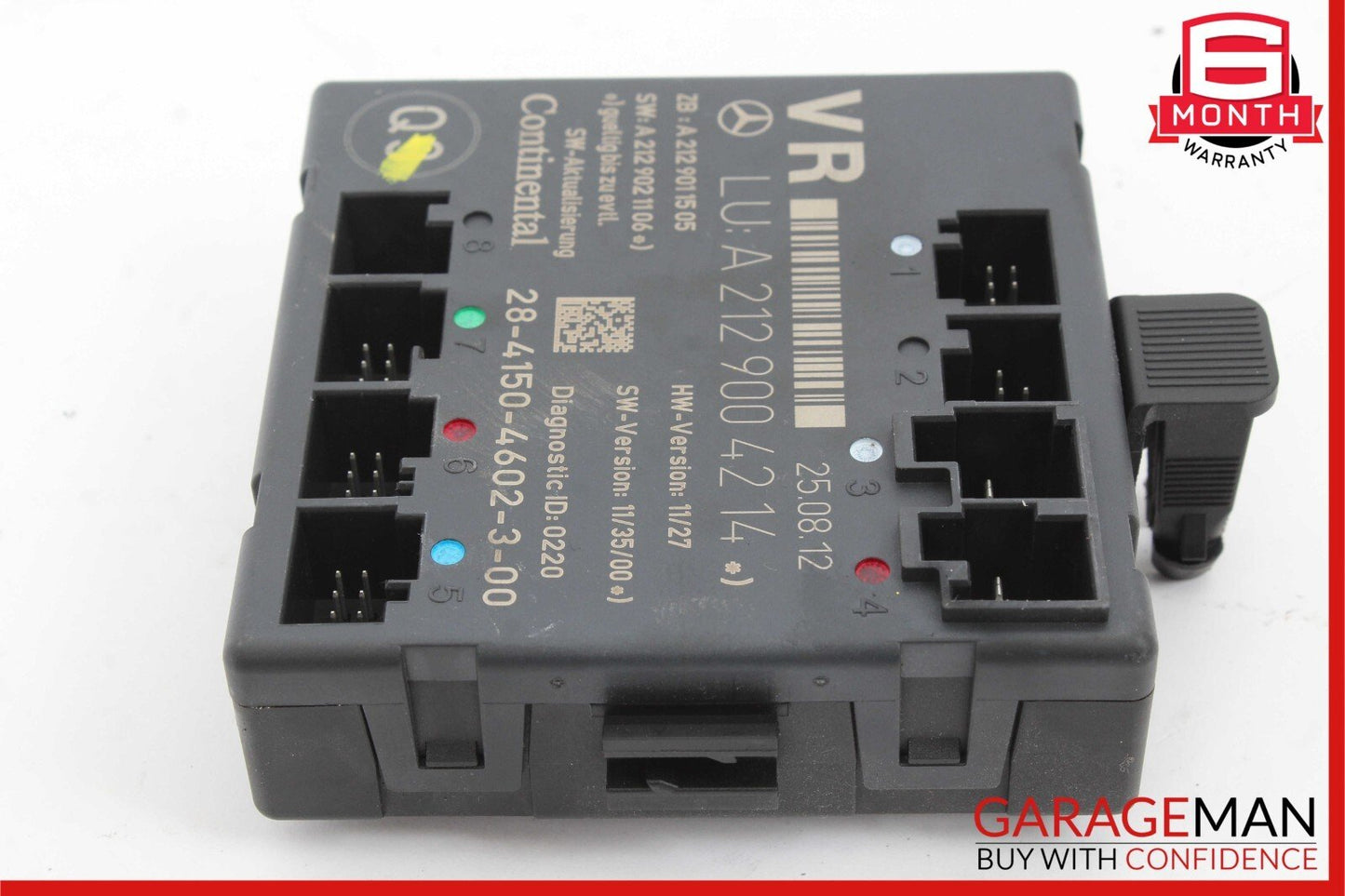 08-14 Mercedes W204 C250 C350 Front Right Side Door Control Module 2129004214