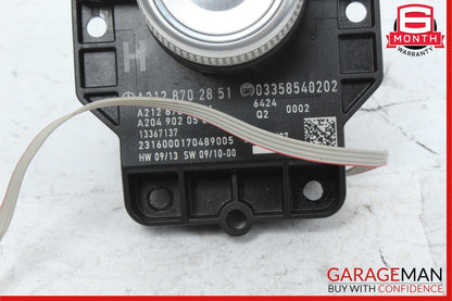 10-13 Mercedes W212 E350 E550 Console Head Unit Controller Multi Knob Switch OEM