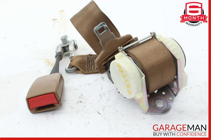 07-13 Mercedes W221 S550 S63 Rear Center Seat Belt Retractor Buckle Brown OEM