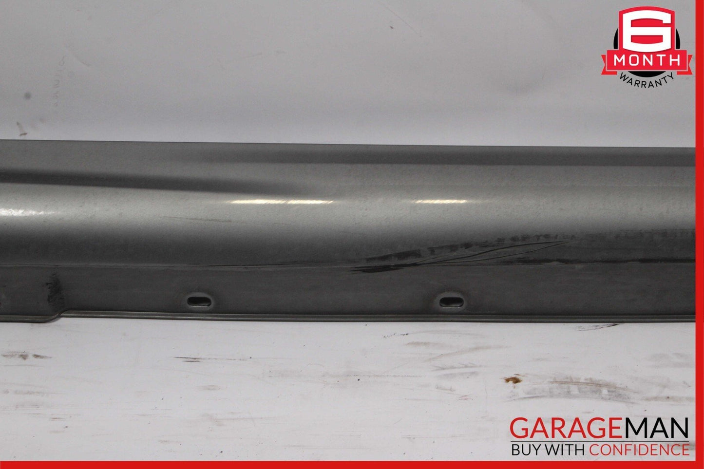 08-14 Mercedes W204 C250 AMG Sport Sedan Right Side Rocker Skirt Panel Silver