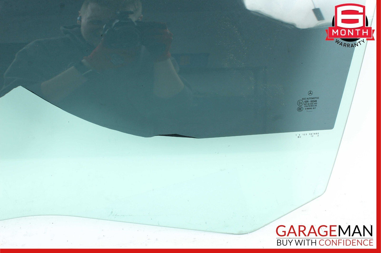 12-14 Mercedes W204 C250 C350 Coupe Front Left Driver Side Door Window Glass OEM