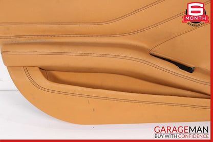 15-18 Ferrari California T Front Left Side Interior Door Trim Panel Cover Brown