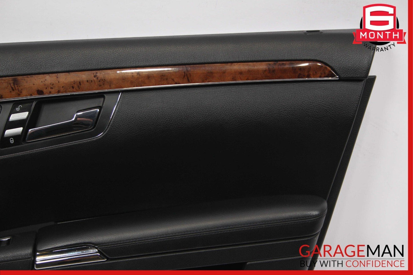 07-09 Mercedes W221 S550 Front Right Interior Door Panel Trim Assy Anthracite