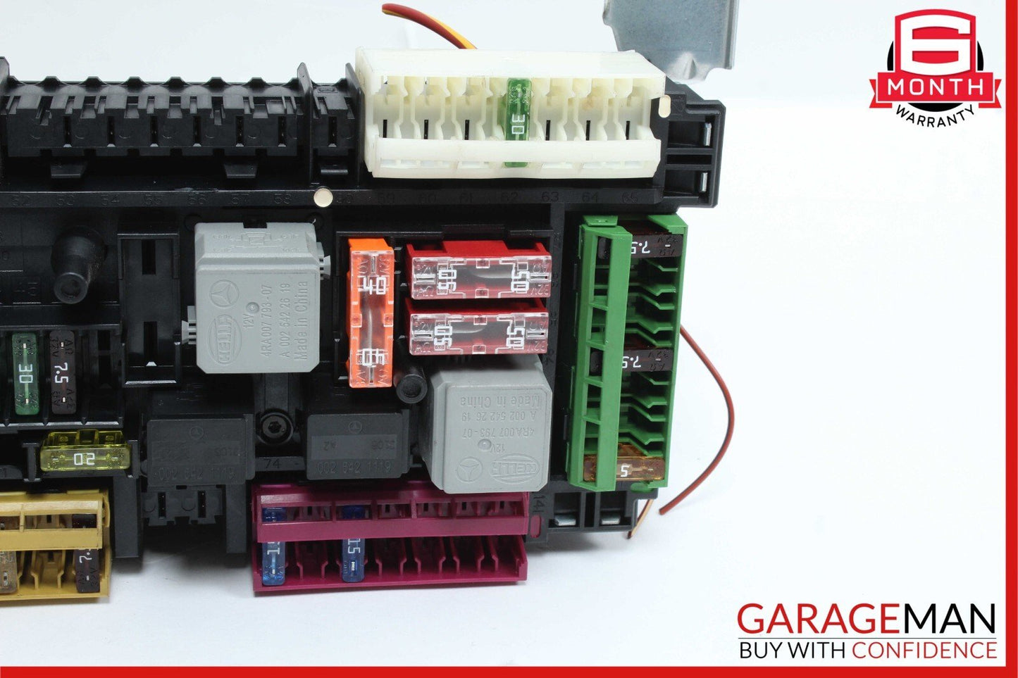 12-14 Mercedes W204 C250 C350 C63 AMG Rear SAM Module Relay Fuse Box Assembly