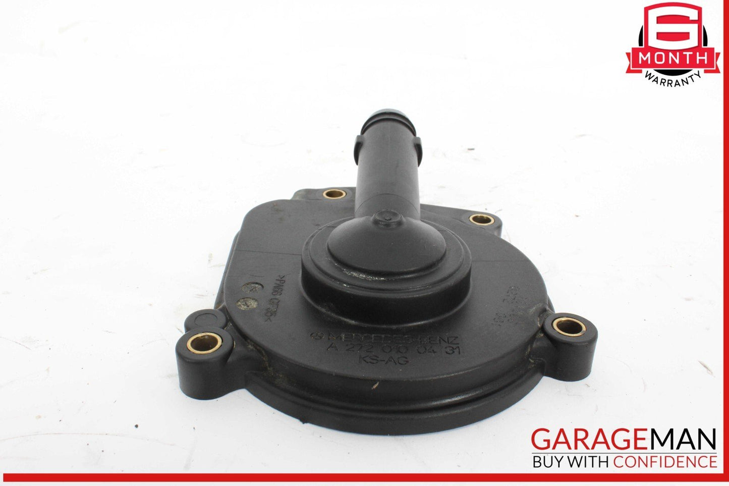 05-14 Mercedes W211 E350 Engine PCV Crankcase Vent Valve Oil Separator OEM