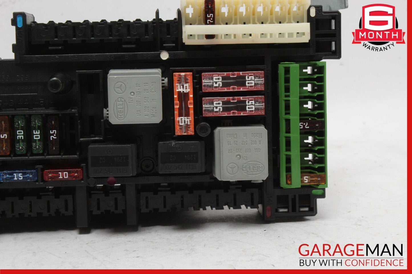 10-18 Mercedes W212 E550 E400 CLS63 AMG Rear SAM Module Relay Fuse Box Assy