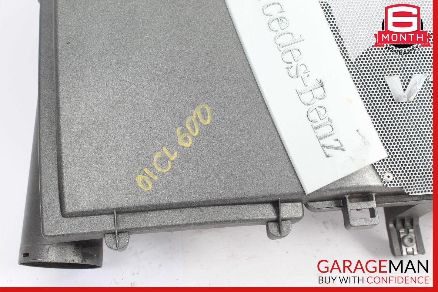 01-02 Mercede W220 S600 CL600 Engine Air Intake Filter Cover 1370940104 OEM