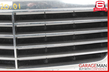 00-03 Mercedes W210 E320 E55 AMG Front Hood Radiator Trim Cover Grille Chrome