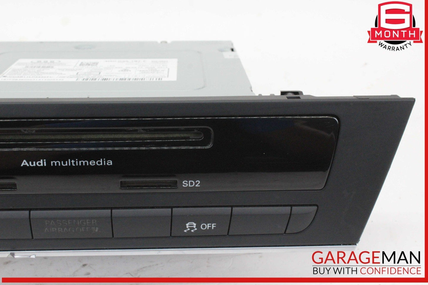 12-15 Audi A6 Front Dash Dashboard Audio Radio Multimedia CD Player 4G0035187F