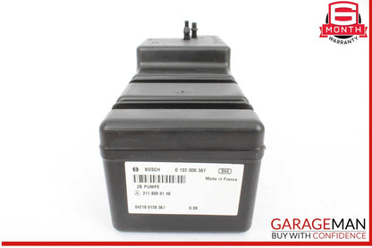 03-11 Mercedes W211 E500 CLS55 AMG Dynamic Seat Seats Vacuum Pump 2118000148