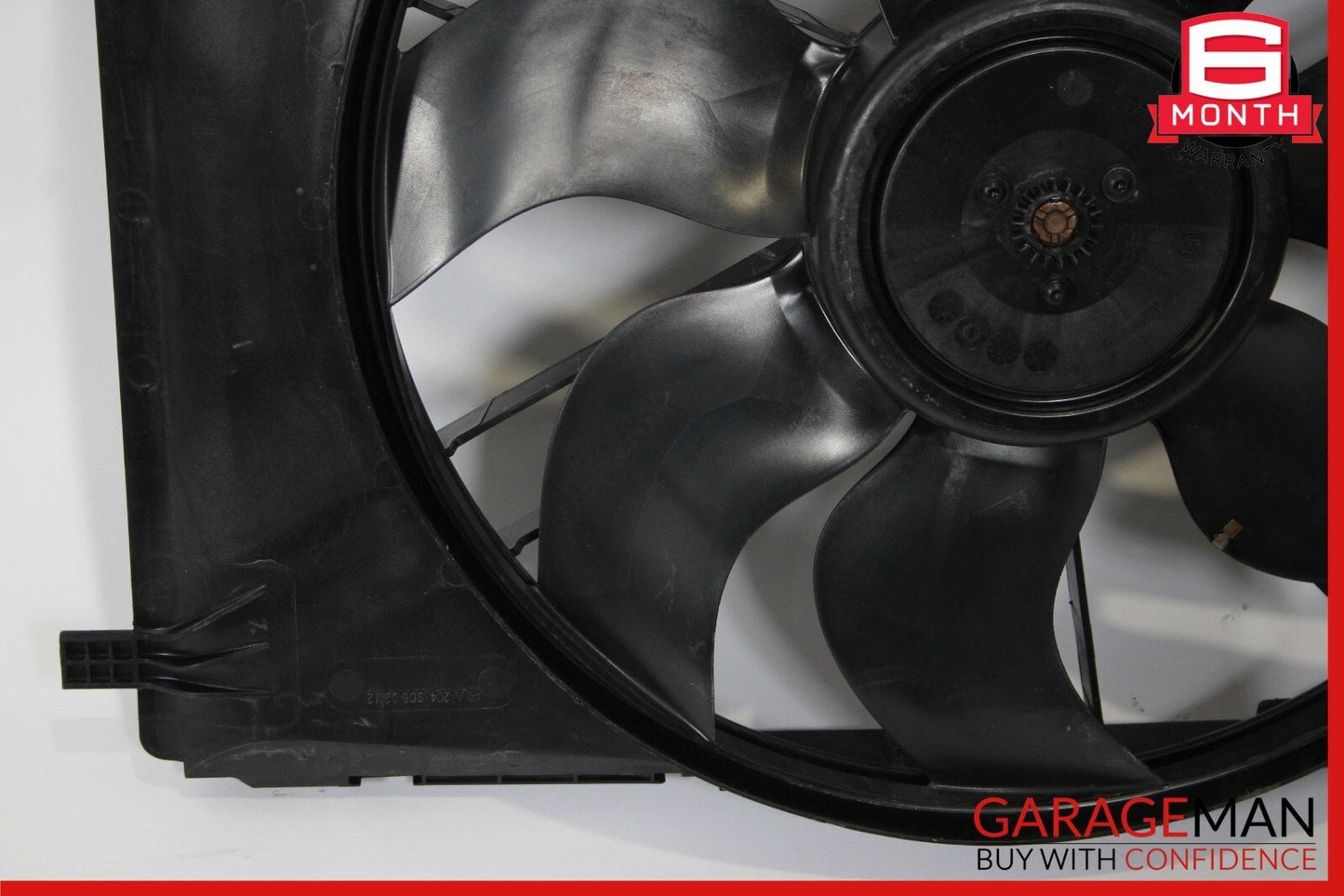 08-18 Mercedes C300 E350 GLK350 C250 Engine Radiator Cooling Fan Motor Shroud