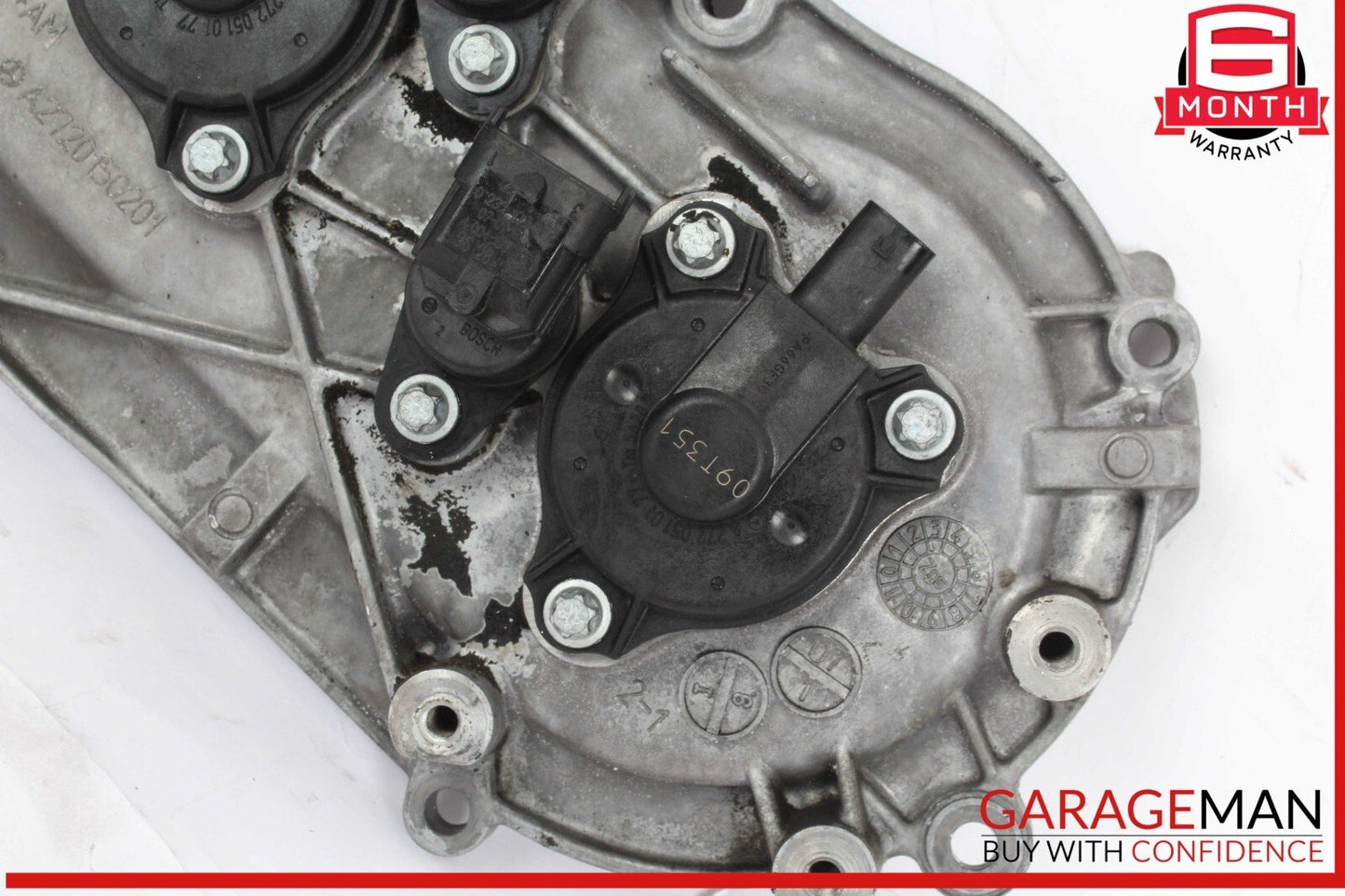 05-13 Mercedes W211 E350 Front Left Driver Side Engine Timing Chain Cover Plate