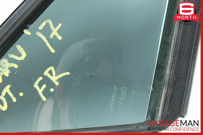15-18 Subaru Outback Front Right Passenger Side Door Quarter Window Auto Glass