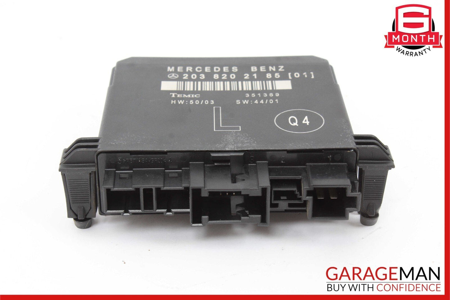 01-07 Mercedes W203 C230 C320 Rear Left Side Door Computer Control Module A95